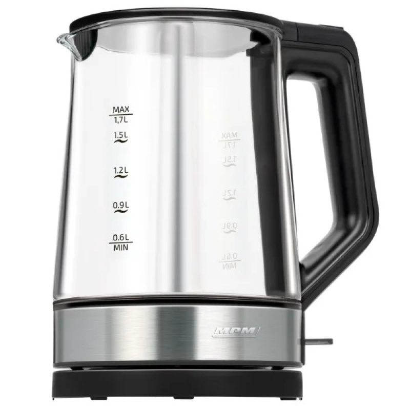 MPM üveg vízforraló 1,7L, 2200W megvilágított belső (MCZ-125)