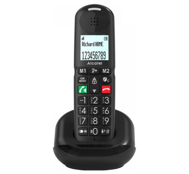 Alcatel XL685 telefon készülék (vezeték nélküli, kijelző, DECT) FEKETEXL685