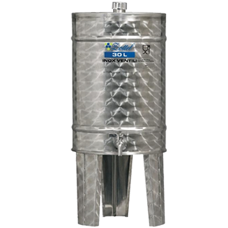Inox 30 l-es pálinkatartály (Zottel) (10630)