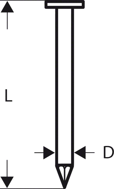 Bosch Gömbölyűfejű szalagszeg, SN21RK 90, 2500 db/ doboz (2608200031)