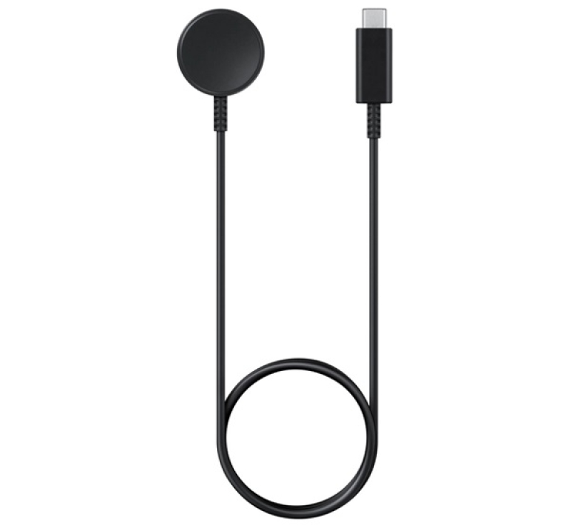 Samsung asztali töltő Type-C (2A, wireless, mágneses, 80cm, Samsung Watch töltő) FEKETE
