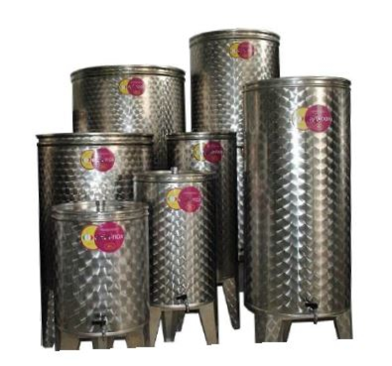 Pálinkatartály rozsdamentes 100 l-es csappal (14856)