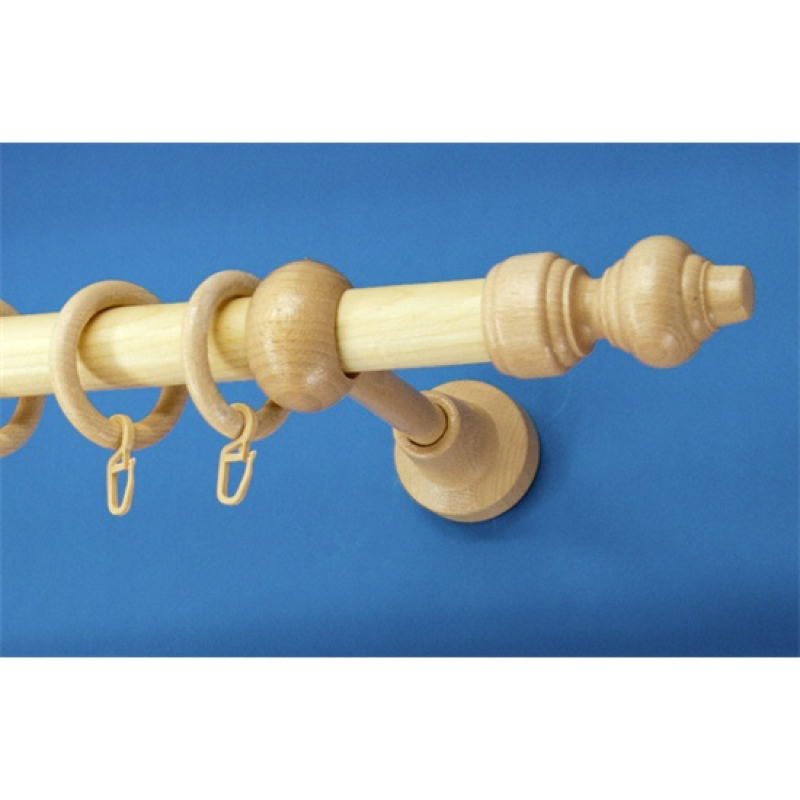 Rúdkarnis fa natúr d=28mm 120cm (tartozékkal) (3704025)