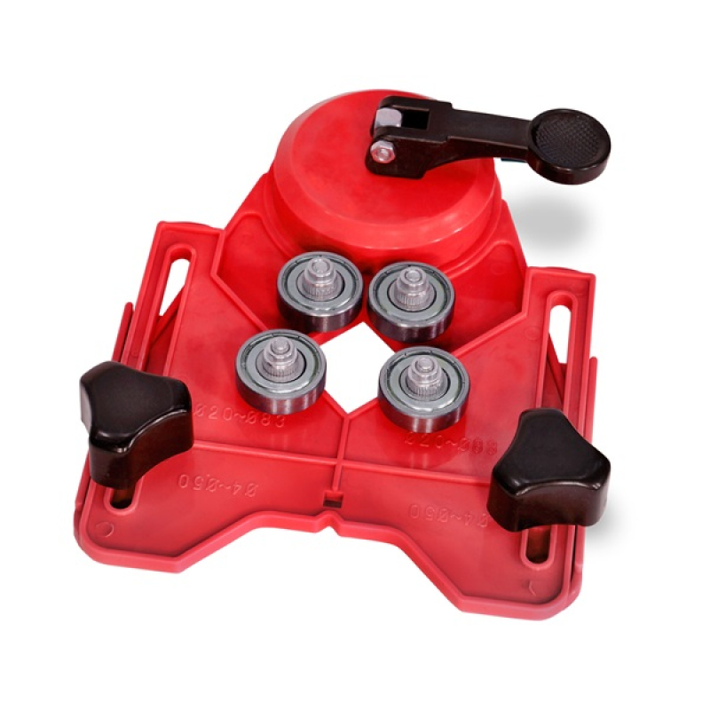 Extol premium fúróvezető sablon gyémánt körkivágókhoz, állítható: 4-83 mm, tapadókorongos (8801974)