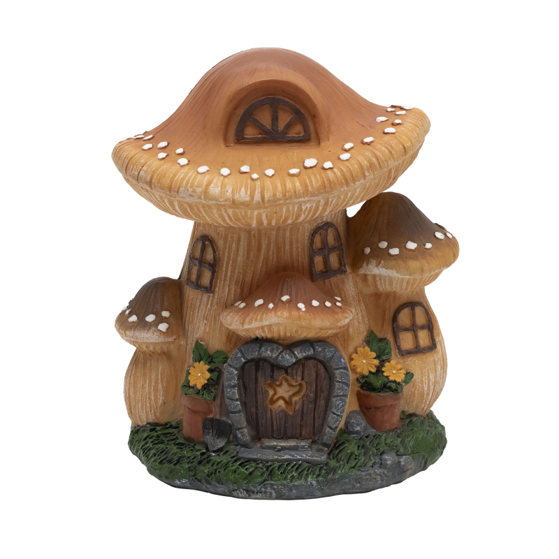 Home napelemes kerti lámpa, gombaház (MX648)