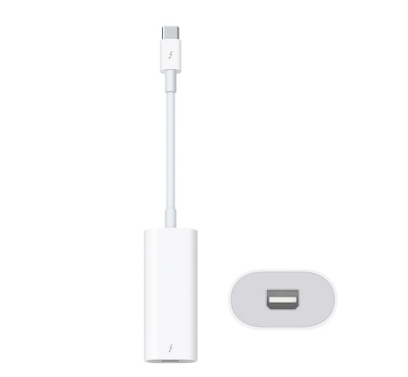 Apple THUNDERBOLT adapter (Thunderbolt 3 Type-C - Thunderbolt 2 aljzat) FEHÉR