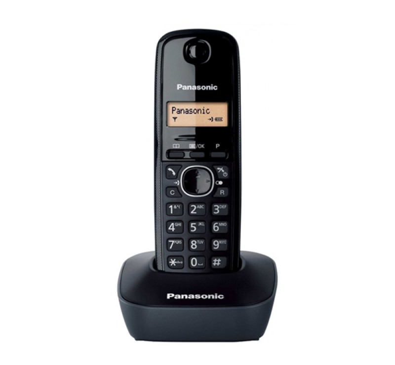 Panasonic KX-TG1611HGH telefon készülék (vezeték nélküli, DECT) FEKETEKX-TG1611HGH