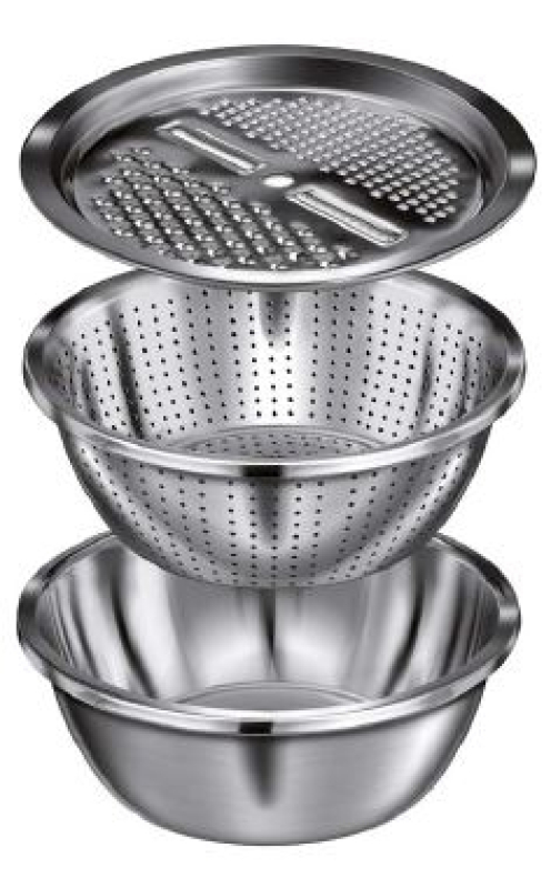 MPM 3 db-os konyhai előkészítő szett rozsdamentes acélból (SAK-6)