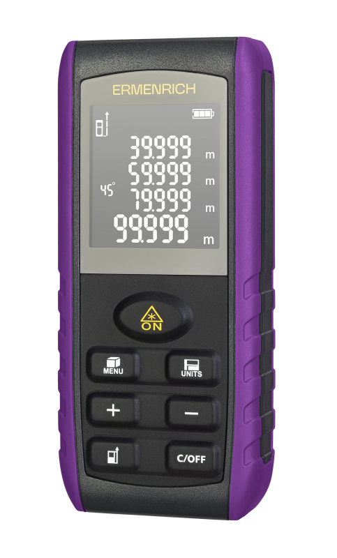 Ermenrich Reel PRO GE60 lézeres mérő, lila (85319)