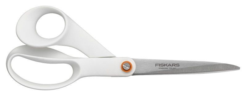 Fiskars általános olló, fehér (200487)