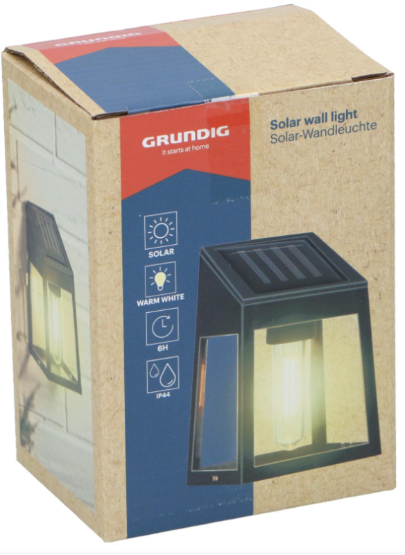 Grundig SOLAR falilámpa meleg fényű (SOL261539)