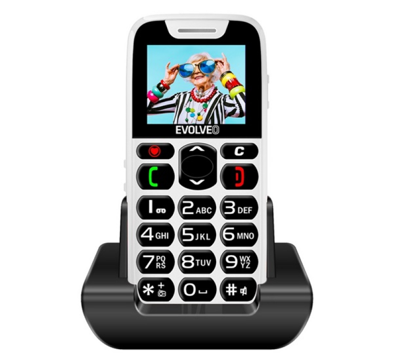 Evolveo EP-501 EasyPhone mobiltelefon FEHÉR