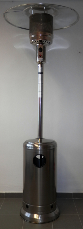 GP/PH01-SS teraszfűtő hőgomba, hőkandeláber inox