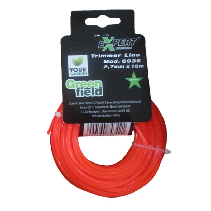 Fűnyíródamil 15 m csillag 2,7 mm (6111438)