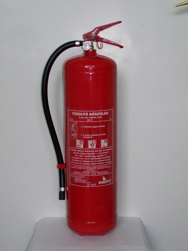 Rollexco 12 kg-os tűzoltó készülék