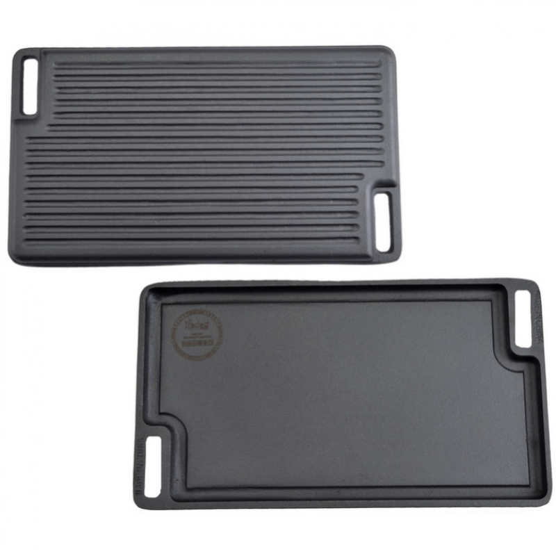 Perfect Home Öntöttvas grill lap 45 cm X 25 cm 2 oldalas (14915)