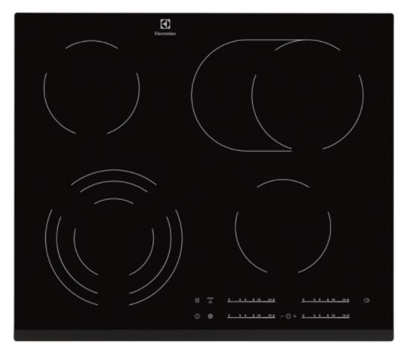Electrolux elektromos üvegkerámia főzőlap (EHF6547FXK)