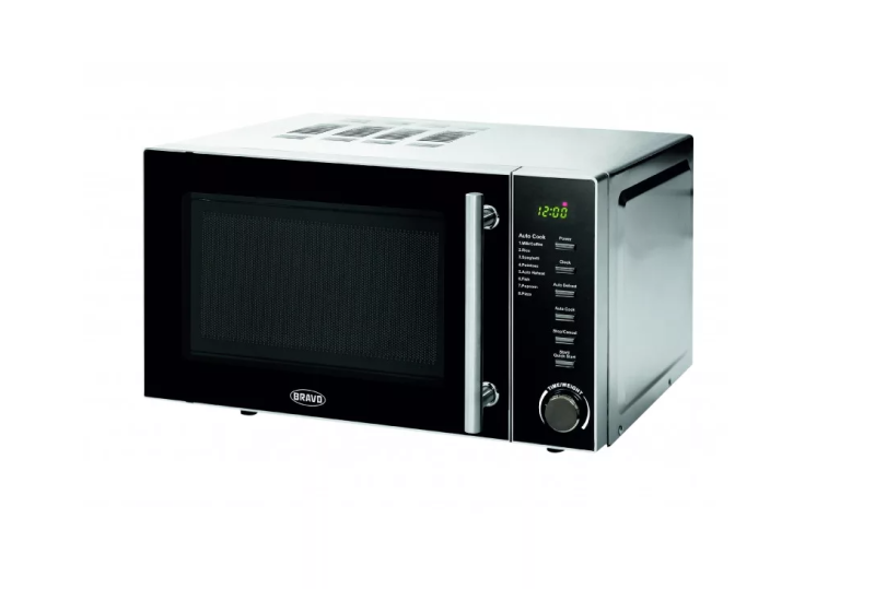 Bravo Nero mikrohullámú sütő 20L, rozsdamentes (B-4639)