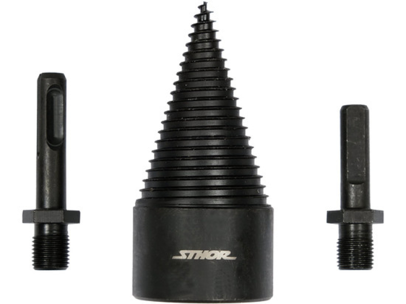 Vorel hasítóék fához, kúpos, adapterrel 45mm (TOY-22591)