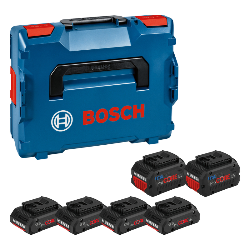 Bosch ProCORE18V akkumulátor készlet 4 x 4.0Ah + 2 x 8.0Ah (1600A02A2T)