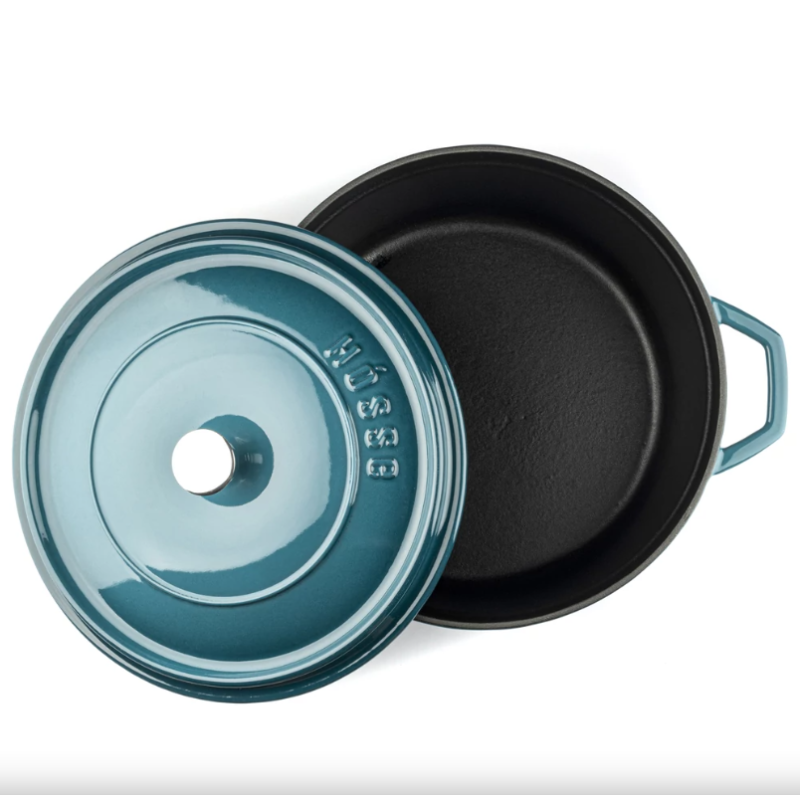 Hósse zománcozott öntöttvas edény 24cm, 3,1L, kék (HOS-KIEG-038)