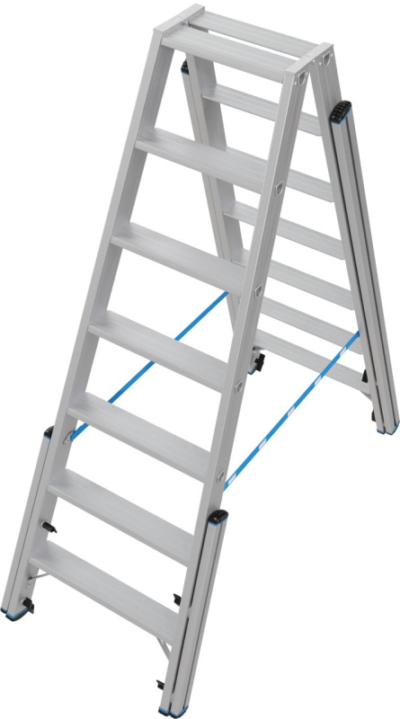 Krause Stabilo teleszkópos létra 2x7 lépcsőfokos (134899)