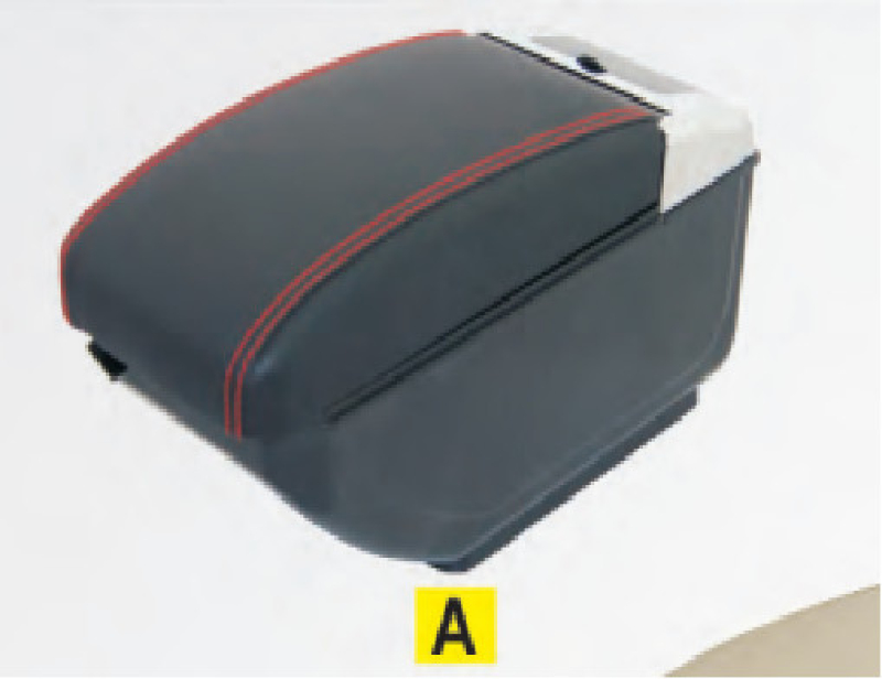 KNY-AC487 Könyöklő 4 USB+4 LED Világítás