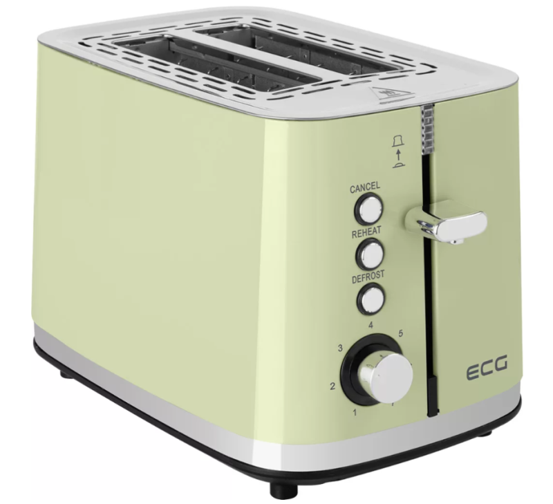 ECG Vintage Olive kenyérpirító, zöld (ST-2766Green)