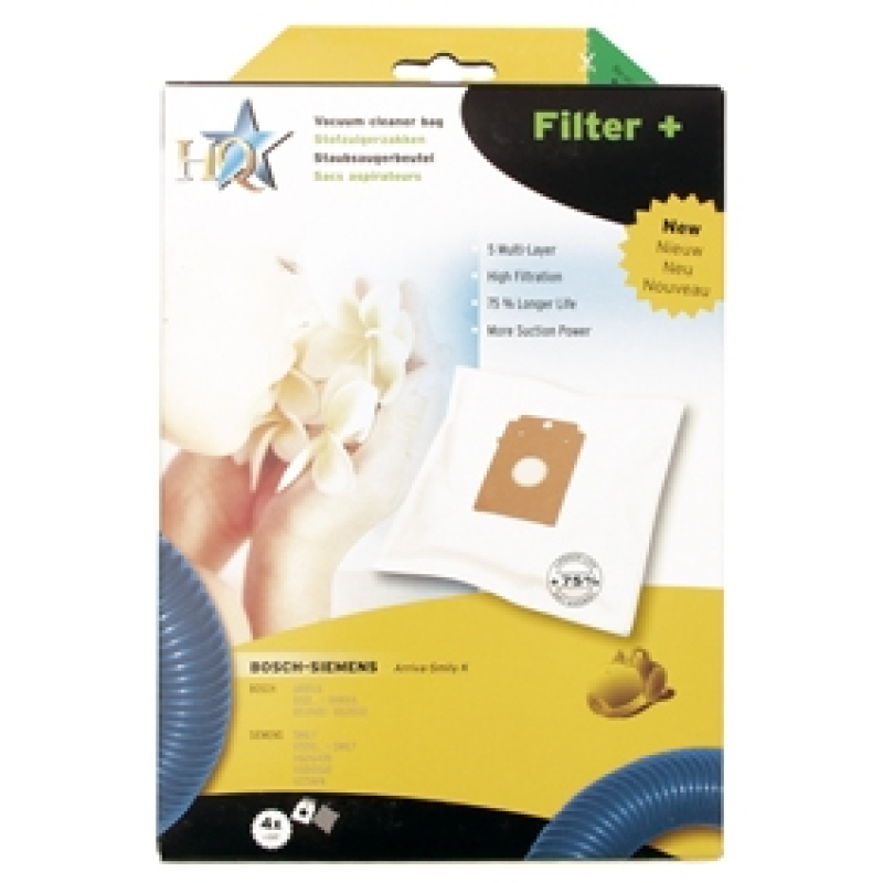 Porzsák Bosch K 4db/porzsák+1microfilter