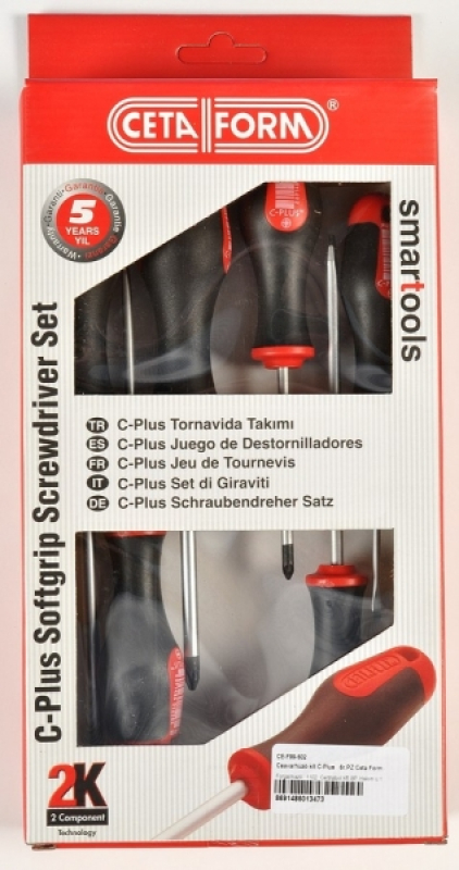 Ceta Form Csavarhúzó készlet C-Plus 6 részes PZ (CE-F99-602)