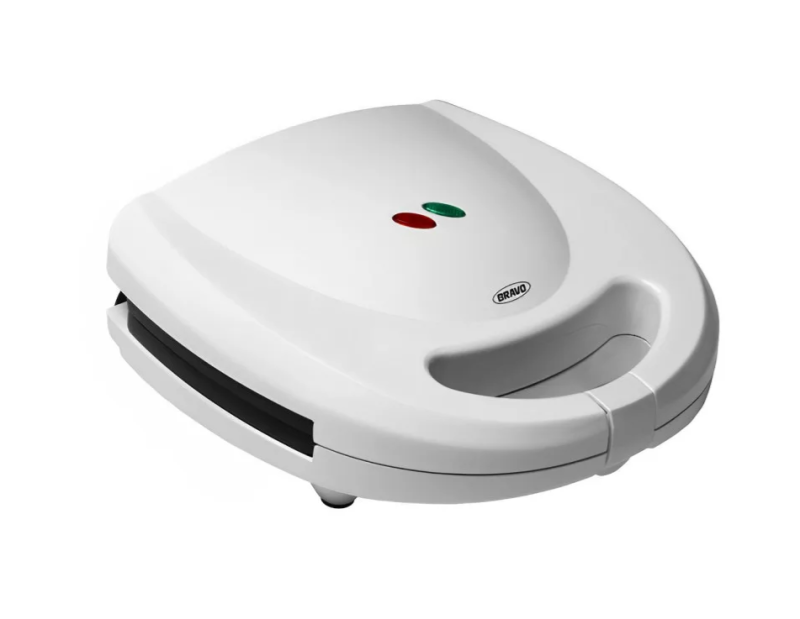 Bravo melegszendvics sütő 800W, fehér (B-4239)