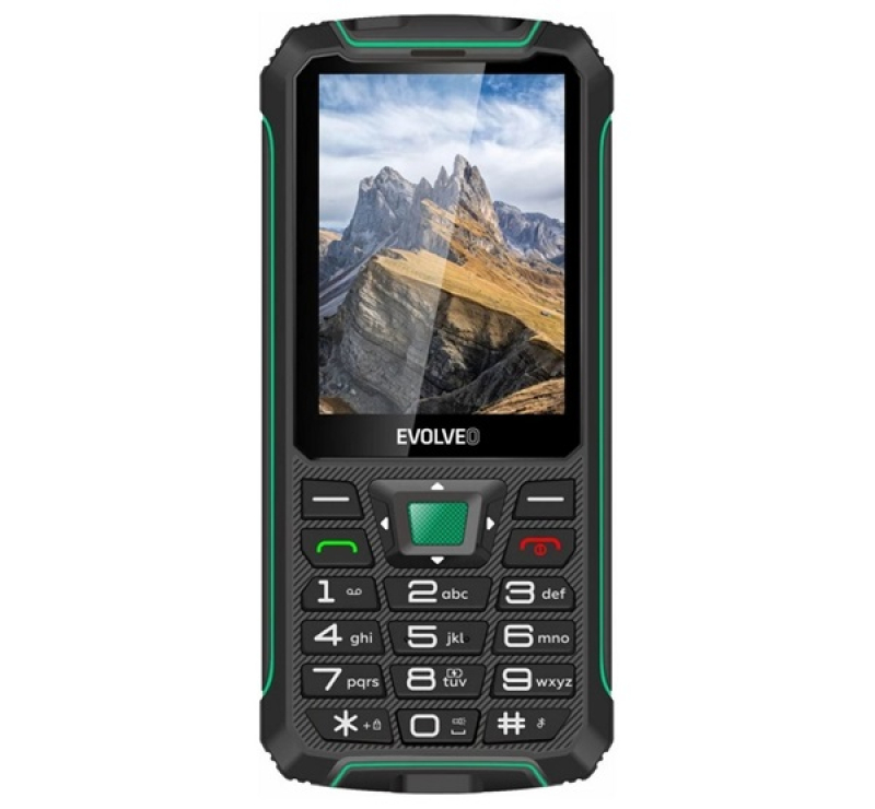 Evolveo Strongphone W4 mobiltelefon (Dualsim) FEKETE/SÖTÉTZÖLD