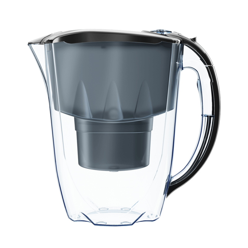 Aquaphor Amethyst vízszűrő kancsó, 2.8L, fekete + 3 db szűrőbetét