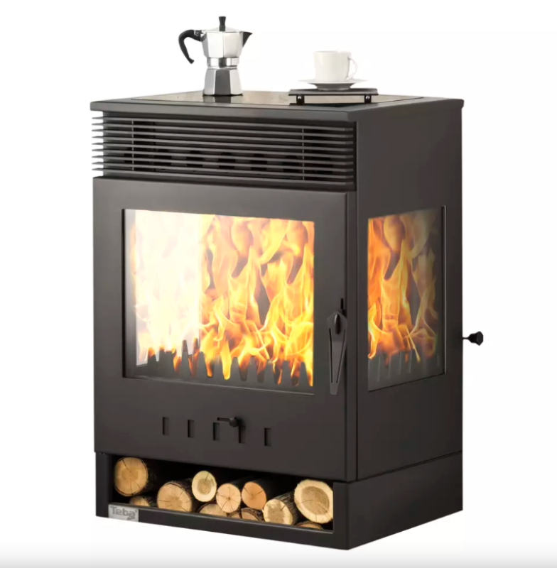 Warnex üveges kandalló, levegőrámoltató ventilátorral (TEBA-KAND-002)