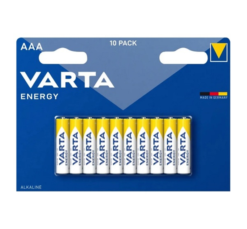 Varta ENERGY tartós elem (AAA, R3, 1.5V, alkáli) 10db/csomag