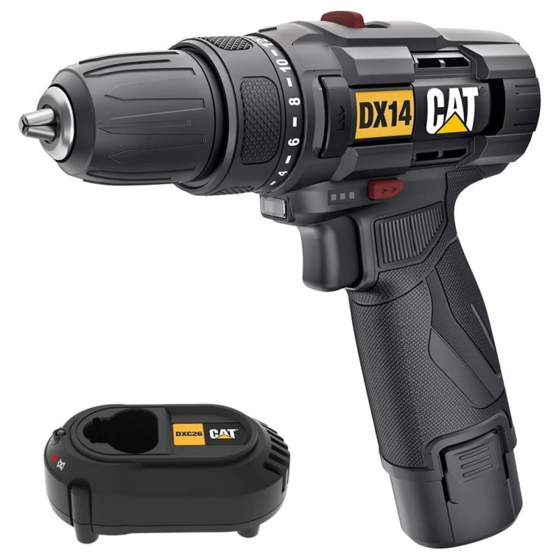 CAT DX14 Power+ akkus fúrócsavarozó 12V, 2.0Ah Li-ion (15692)