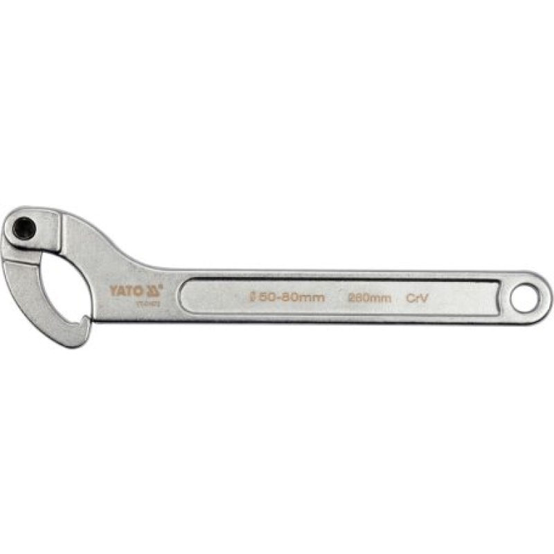 Yato állítható körmös kulcs 34cm, 50-80mm (YAT-01672)