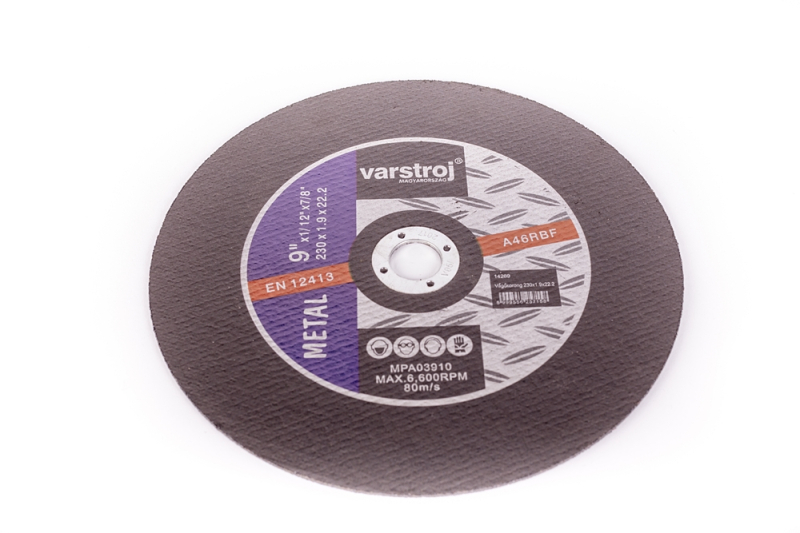 Varstroj vágókorong fémre 230x1,9x22,2 (14269)