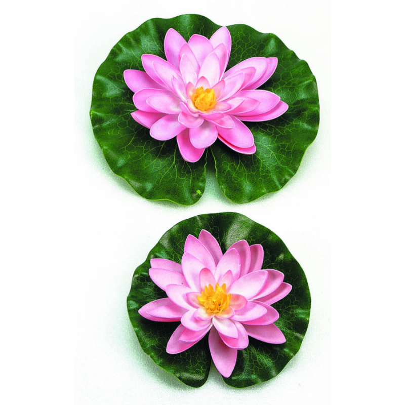 Ubbink selyemvirág, tavirózsa pink, 14cm (1389437)