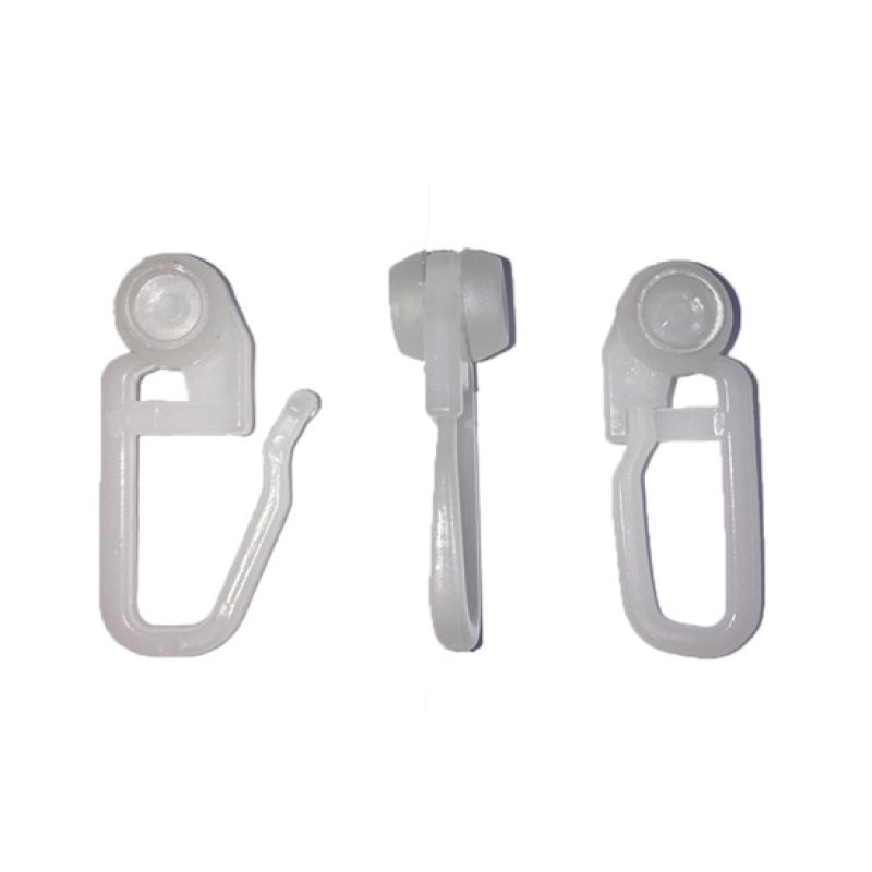 SB függönytartó horog, műanyag kis görgős, 20 db/dob (3973212)