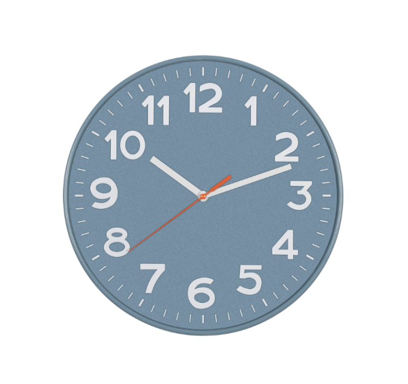 Home fali óra, 30cm, kék (AWC300BL)