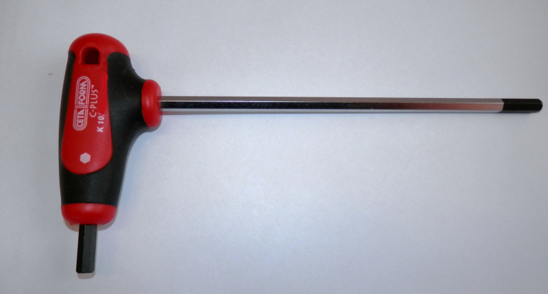 Ceta Form T-nyelű imbuszkulcs 2K   2,5 mm (CE-K10-025-100)