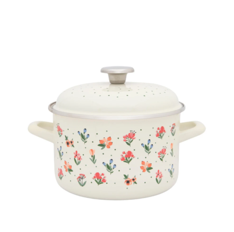 Metalac Standard zománcozott mély lábas fedővel, 20 cm, 4 L (388659)