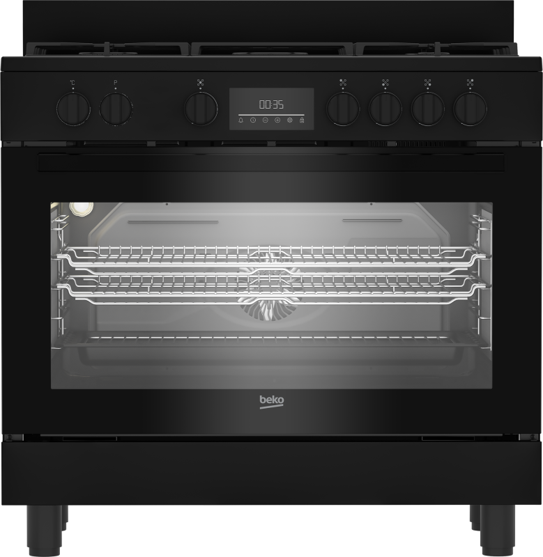 Beko BGM 11226 EB kombinált gáztűzhely, 90 cm