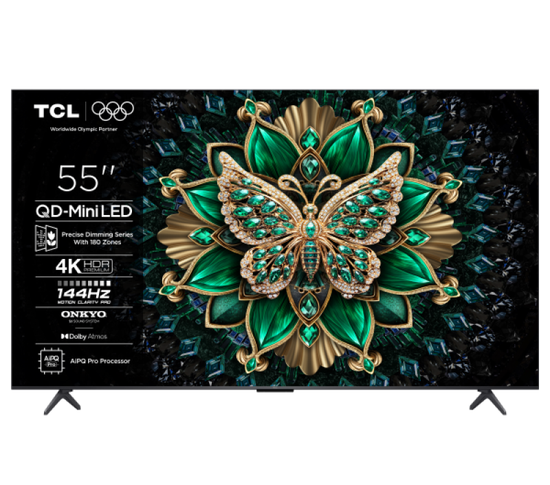 TCL 55C6K QD-MiniLED 4K Smart Google televízió 55