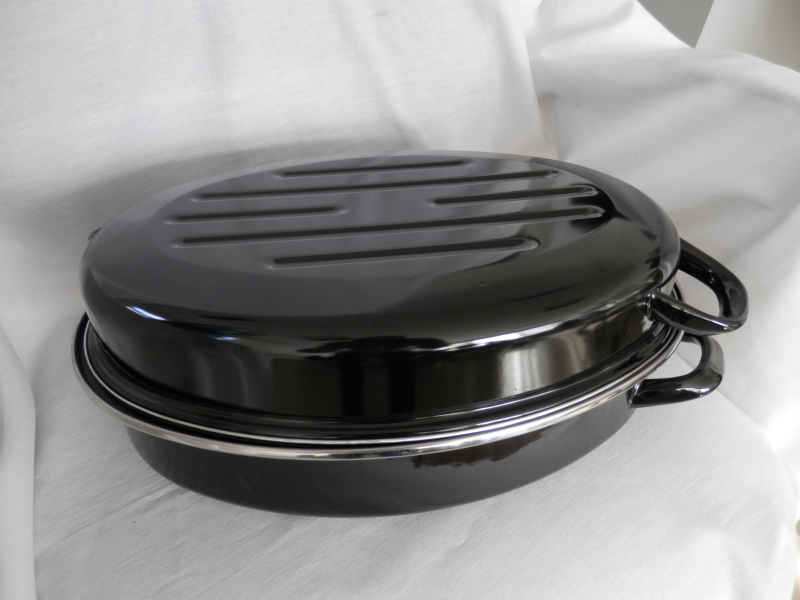 Bonyhádi teflon bev. ovál kacsasütő, 38 cm körperemes, 4,5 L (516050035)