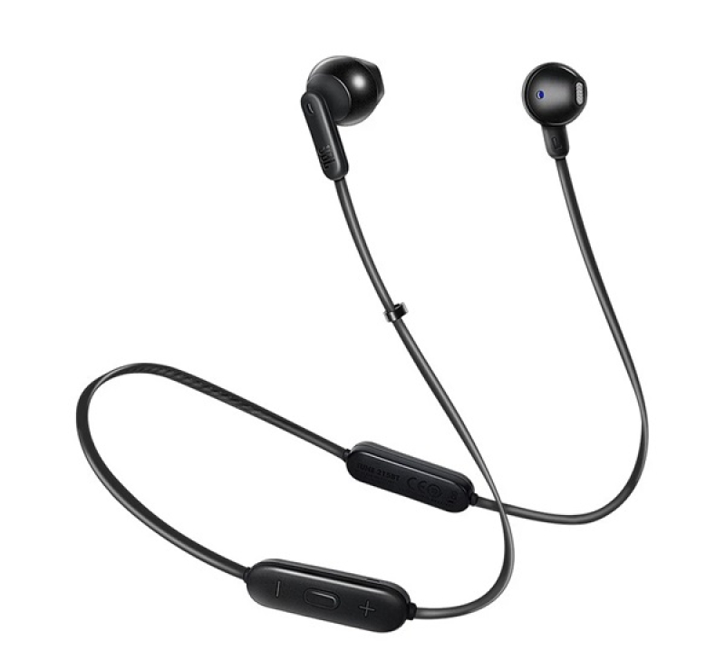 JBL TUNE 215BT bluetooth fülhallgató SZTEREO (v5.0, nyakba akasztható, mikrofon, multipoint) FEKETEJ