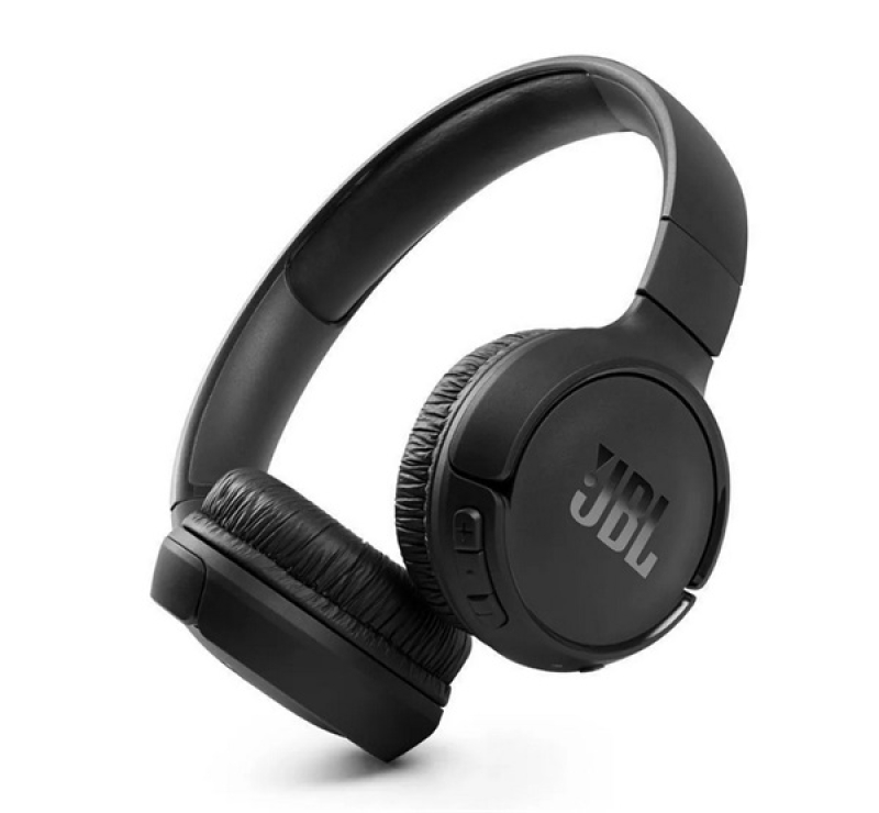 JBL TUNE 520BT bluetooth fejhallgató SZTEREO (v5.3, mikrofon, multipoint, összehajtható) FEKETEJBLT5