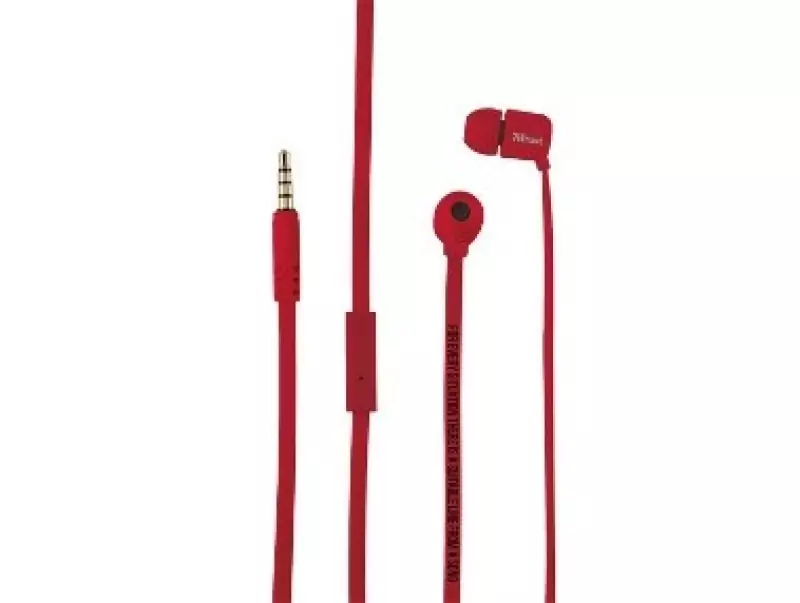 Trust Duga IN-EAR headset fülhallgató piros (IN-EAR)