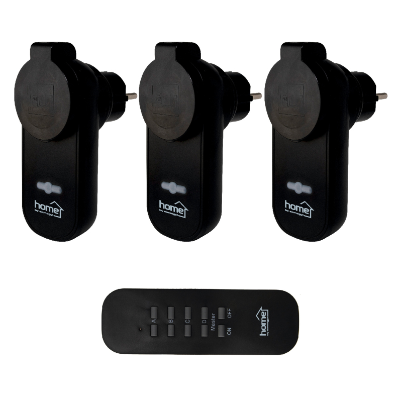 Home (THO 113) kültéri hálózati aljzat szett, távirányítóval